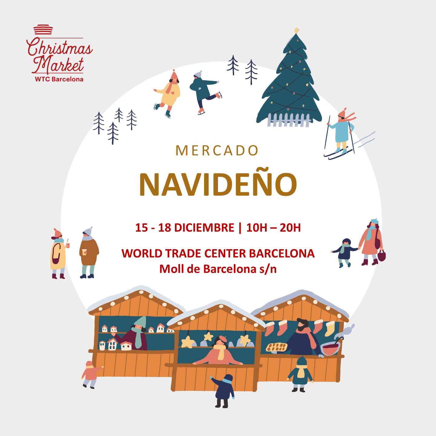 mercado market navidad navideño